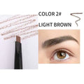 Automatic Waterproof Double-Headed Eyebrow Pencil with Brush